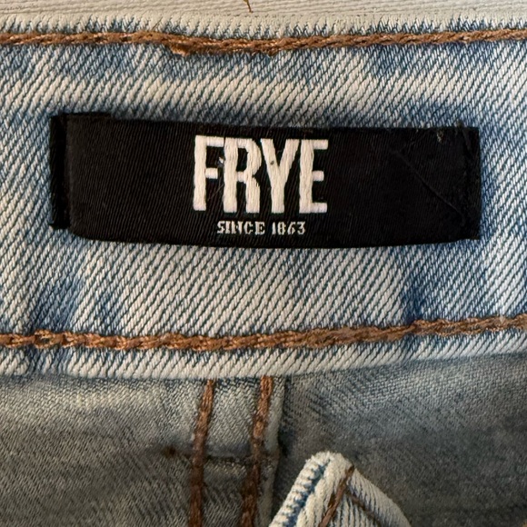 Frye Denim Straight Jeans - Light Blue - Picture 2 of 5